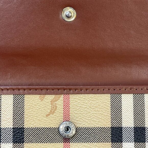 Burberry Vintage PVC & Leather Nova Check Compact Wallet - Preowned - Picture 6 of 15
